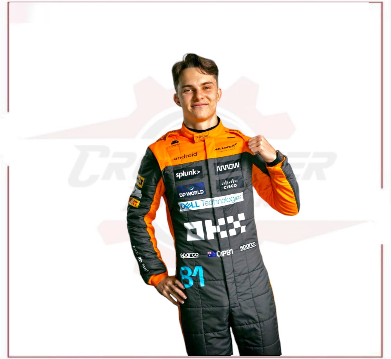 2023 Oscar Piastri McLaren Formula 1 Race Suit CROSSOVER RACEWEARS