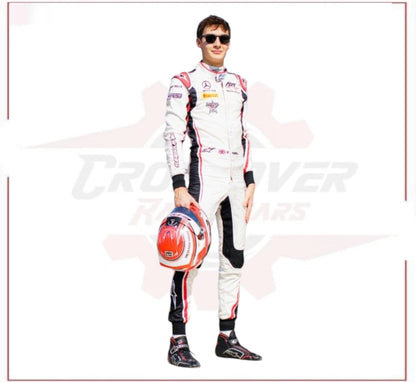 2018 George Russell Mercedes AMG F1 Race Suit CROSSOVER RACEWEARS