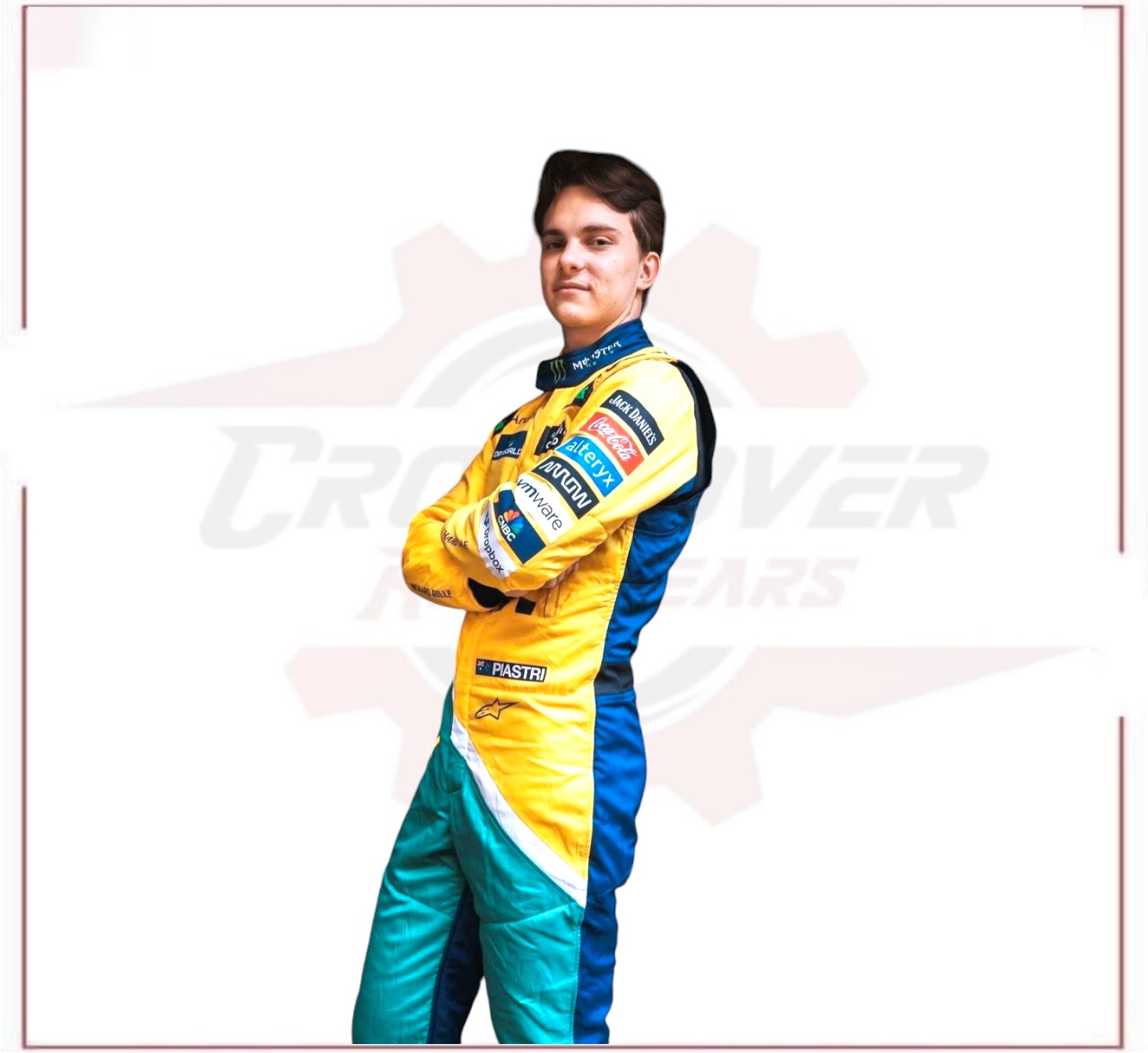 2024 New McLaren Oscar Piastri F1 Team Race Suit CROSSOVER RACEWEARS