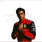 2022 Carlos Sainz Scuderia Ferrari  F1 Racing Suit - CROSSOVER RACEWEARS 