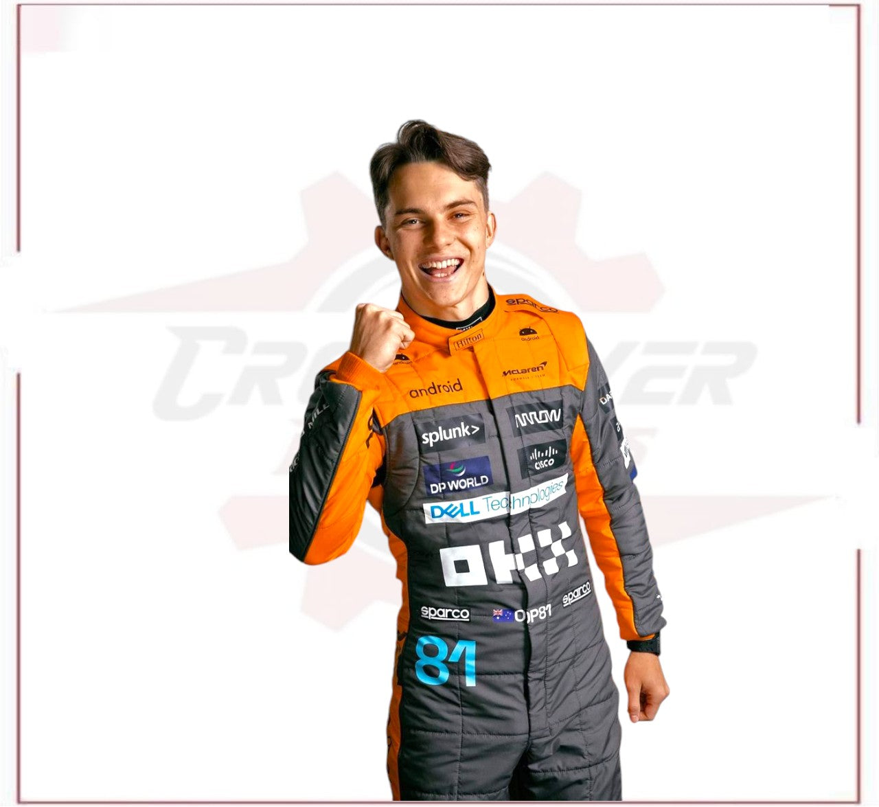 2023 Oscar Piastri McLaren Formula 1 Race Suit CROSSOVER RACEWEARS