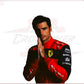 2022 Carlos Sainz Scuderia Ferrari  F1 Racing Suit - CROSSOVER RACEWEARS 