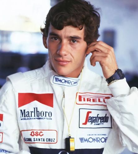 1984 Ayrton Senna promotional Toleman suit signed
