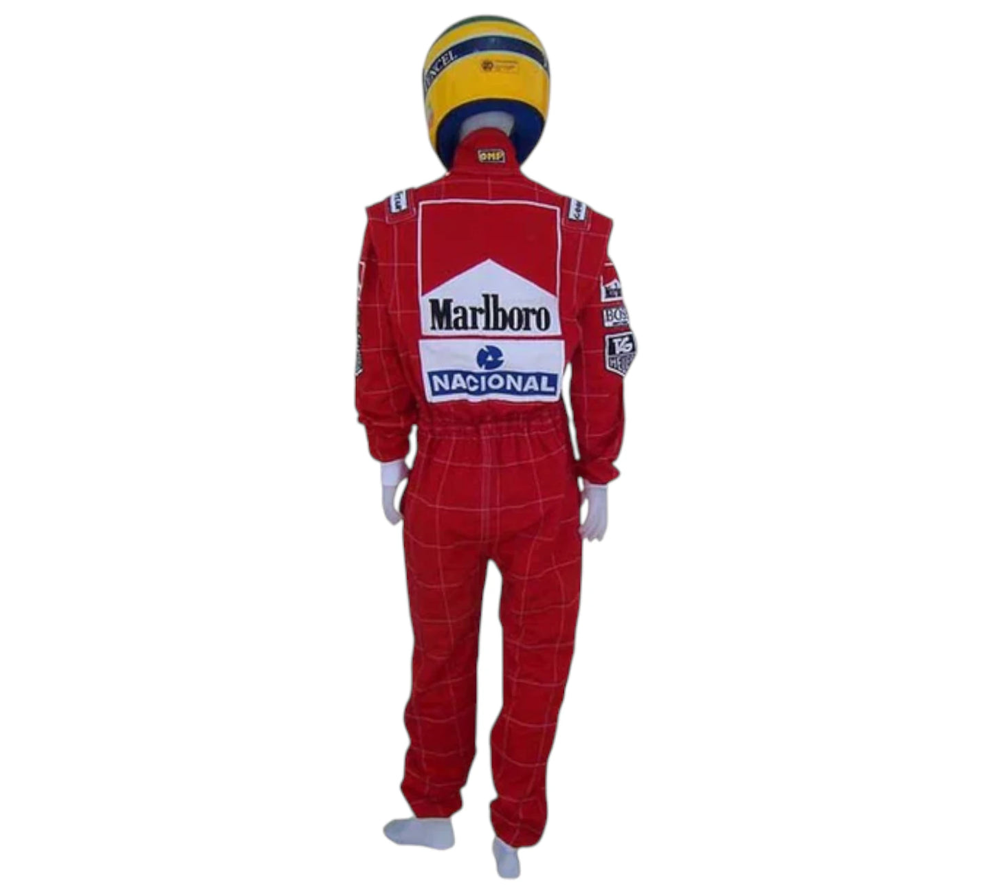 Ayrton Senna 1991 racing suit Embroidery Mclaren F1 Replica Embroidery Race Suit