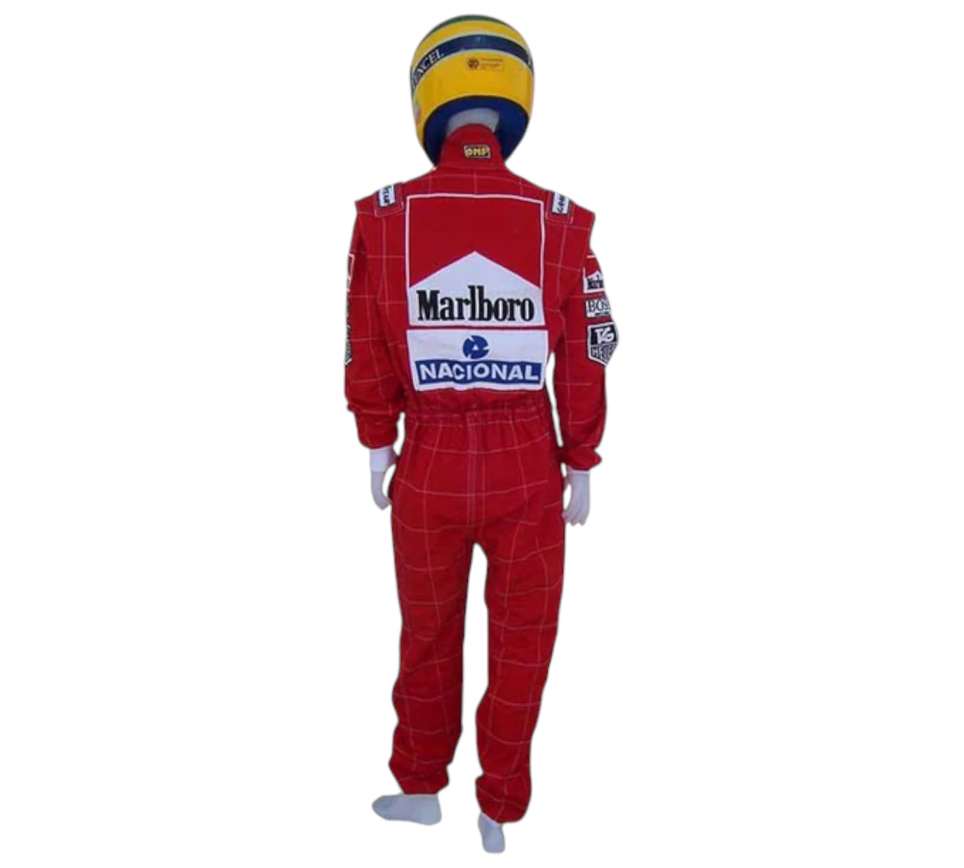 Ayrton Senna 1991 racing suit Embroidery Mclaren F1 Replica Embroidery Race Suit