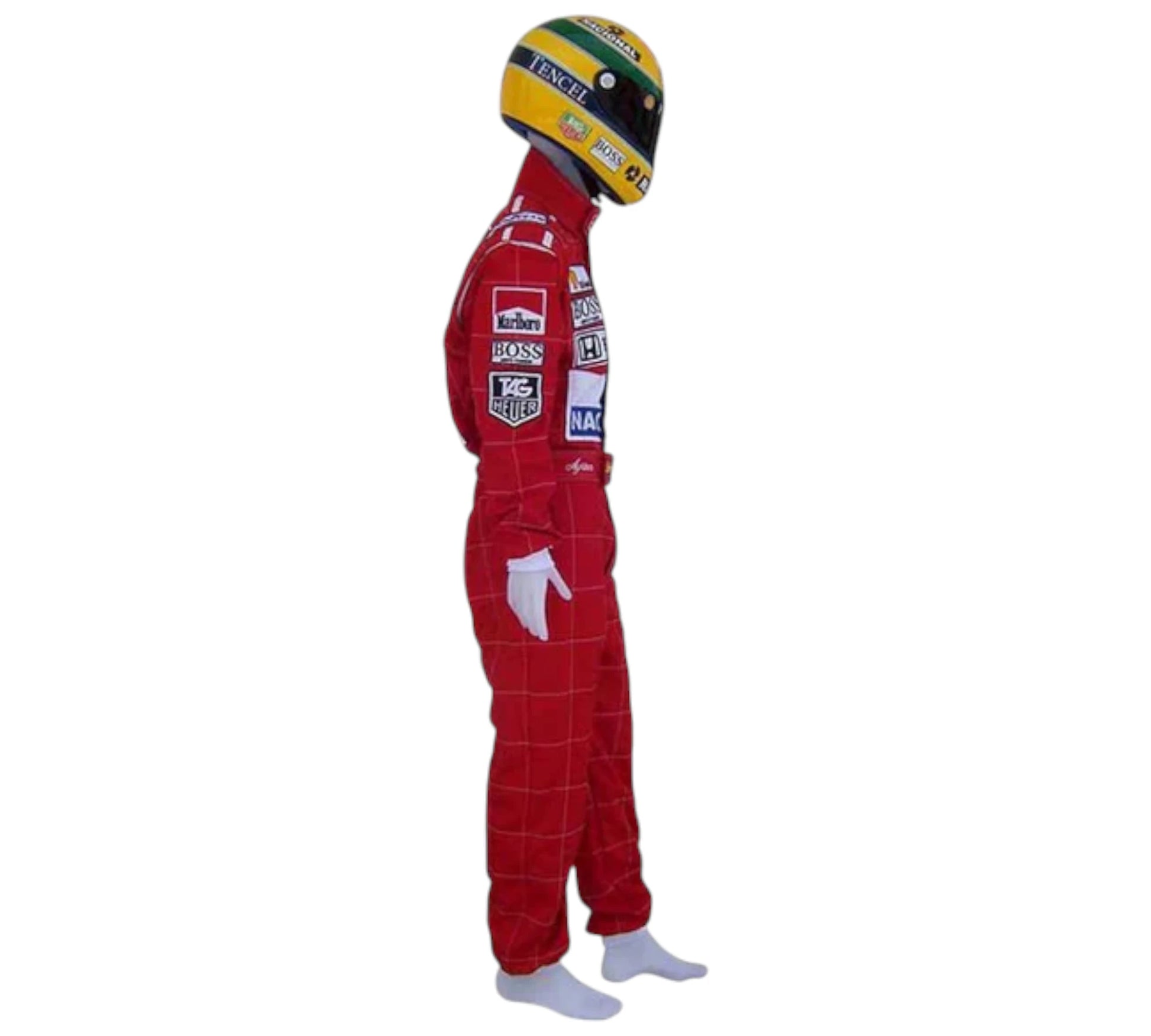 Ayrton Senna 1991 racing suit Embroidery Mclaren F1 Replica Embroidery Race Suit
