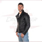 Perfect - Men's Perfecto in Genuine Black Leather CROSSOVER RACEWEARS