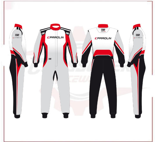 NEW PAROLIN MOTORSPORT OMP DRIVER KARING SUIT CROSSOVER RACEWEARS