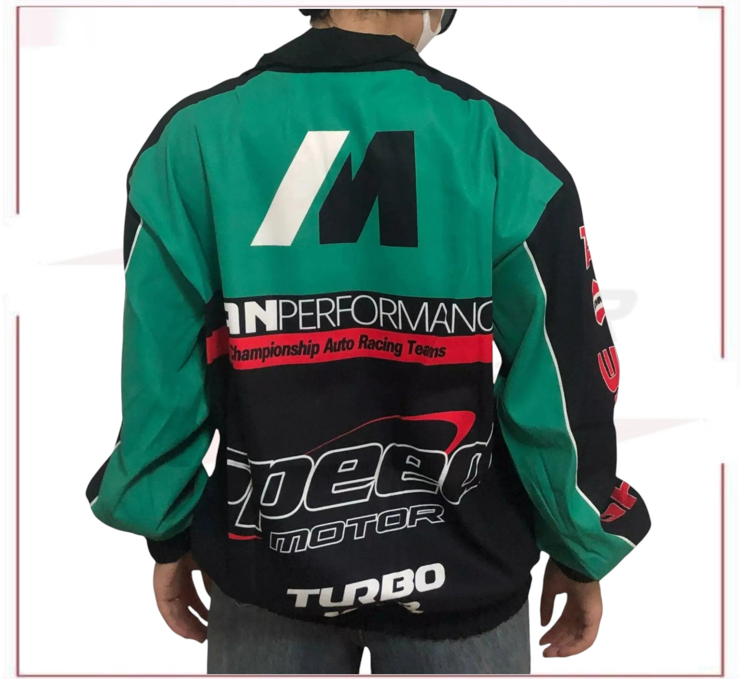 New Speed Motor Green racing f1 jacket