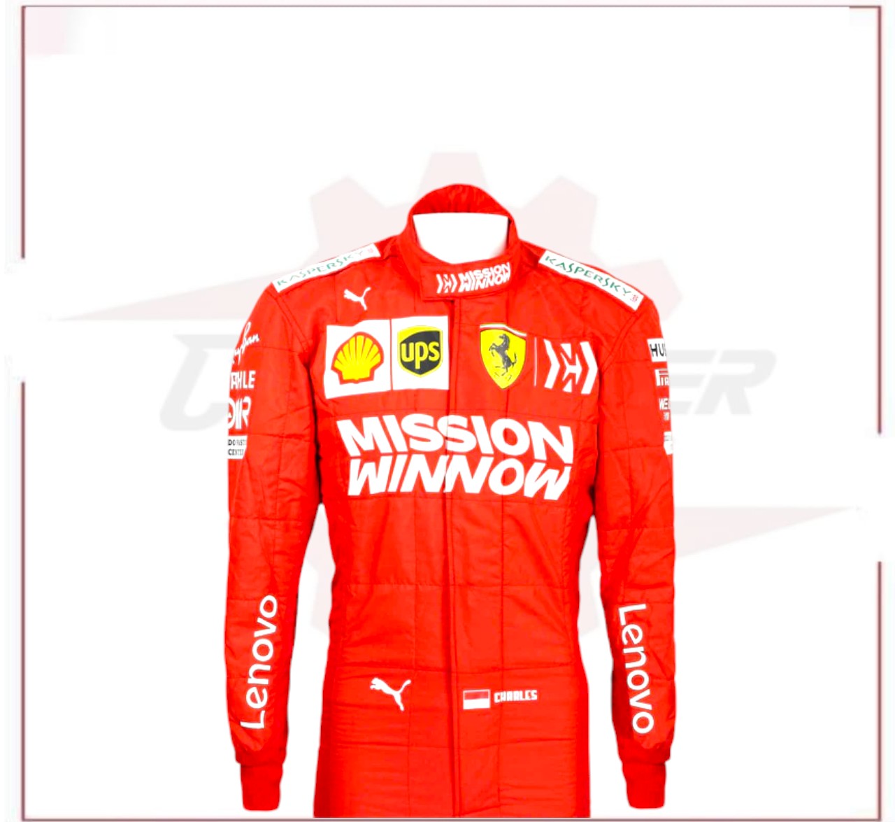 Charles Leclerc 2019 Ferrari F1 Replica Race Suit CROSSOVER RACEWEARS