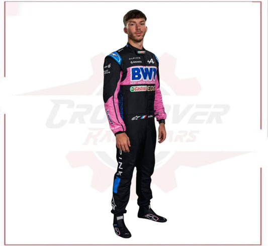 2023 Pierre Gasly BWT Alpine F1 Team Race Suit - Mexico GP CROSSOVER RACEWEARS