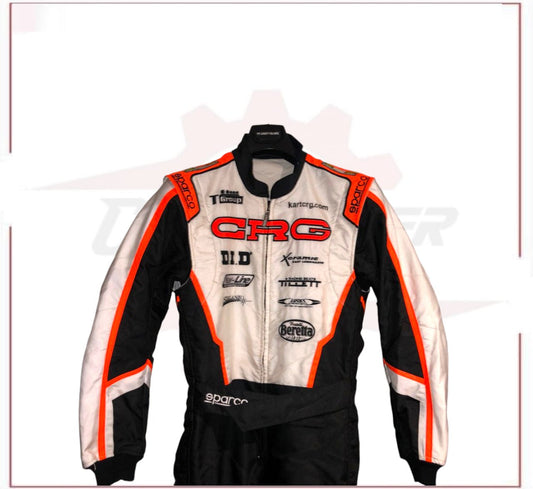 Combinaison Sparco CRG Kart Racing Suit Enbroidery CROSSOVER RACEWEARS