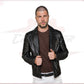 V248 - Men's Perfecto in Genuine Black Leather CROSSOVER RACEWEARS
