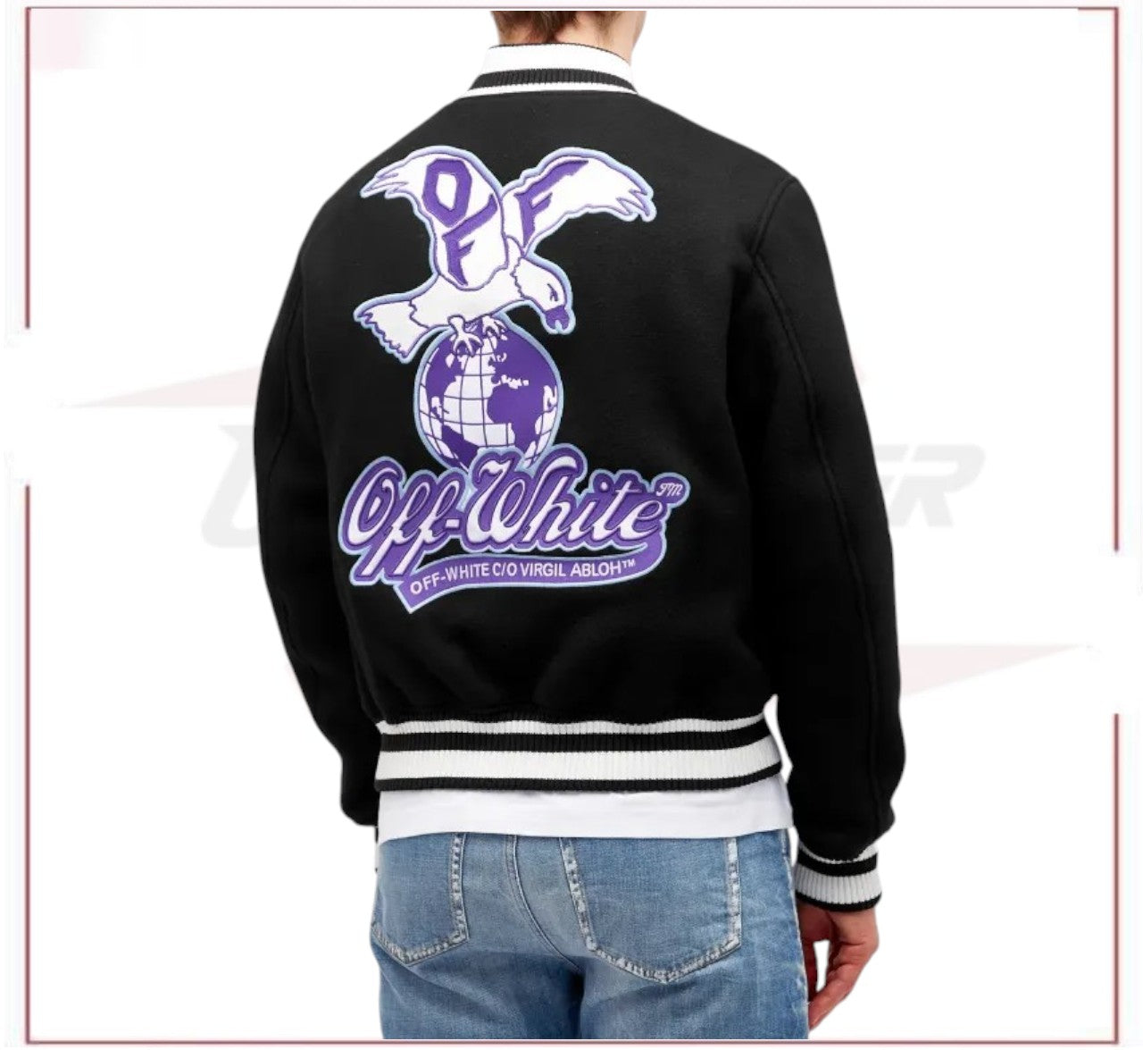 Off-White Eagle Wool Varsity Jacket