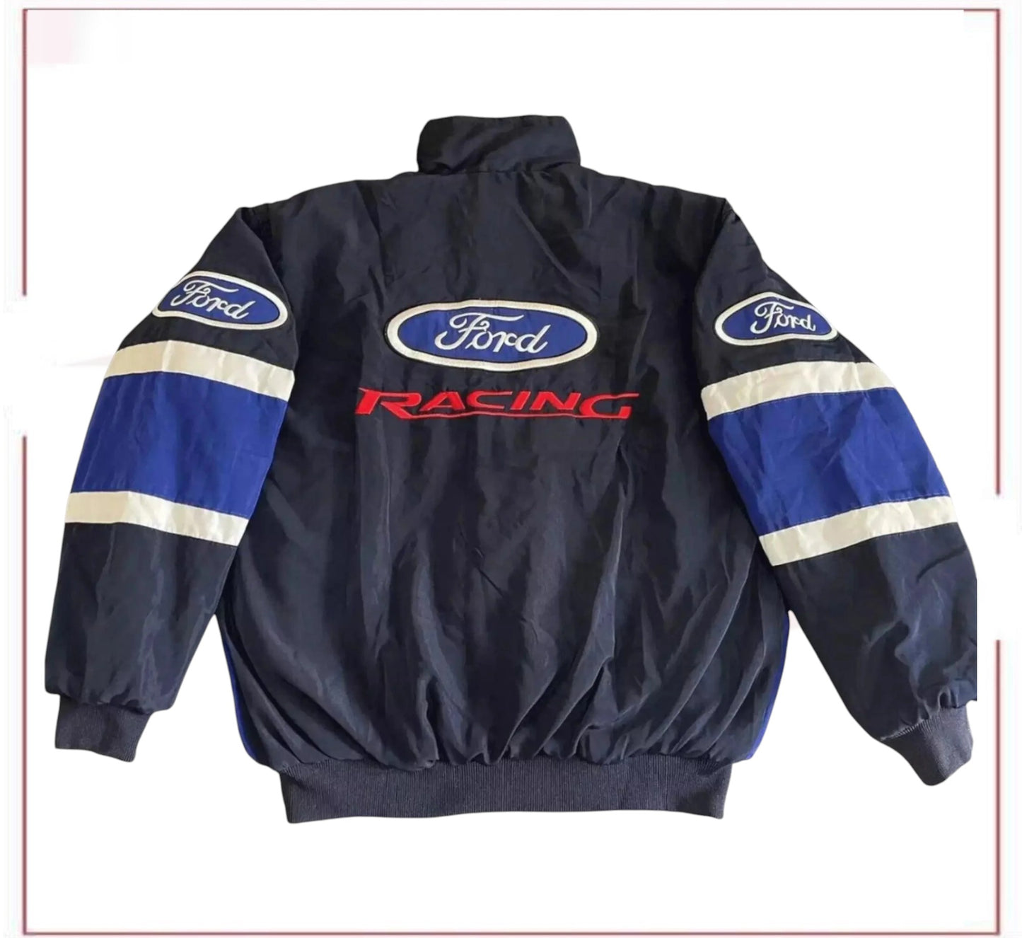 Vintage Ford F1 Racing Sublimation Bomber Jacket