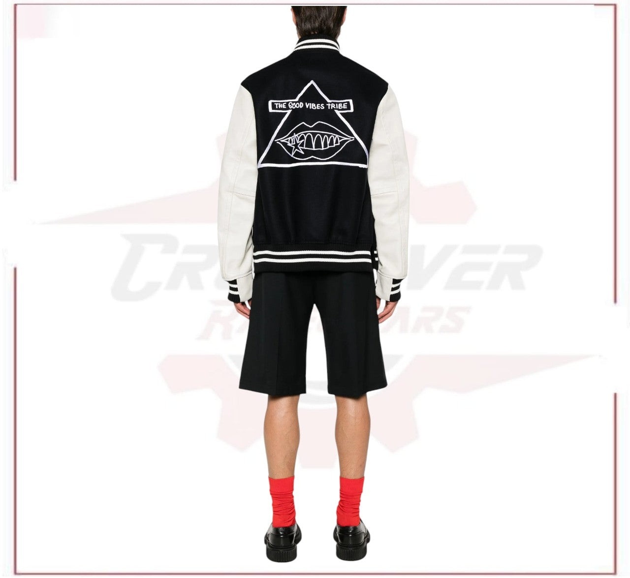 sacai Gonz-appliqué bomber jacket