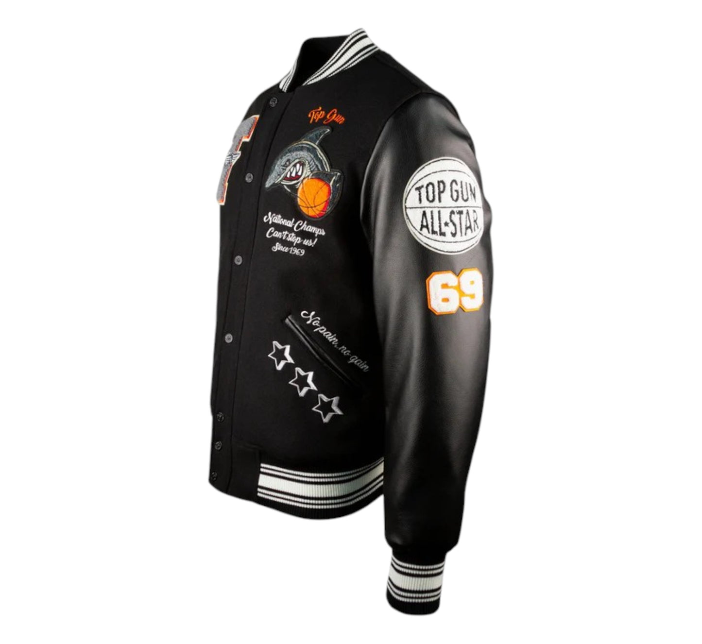 TOP GUN® "SHARK" VARSITY JACKET
