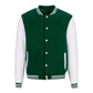 DARK GREEN VARSITY JACKETS