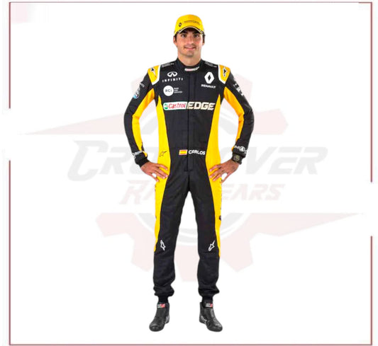 Carlos Sainz Renault 2017 F1 Race Suit USA GP - CROSSOVER RACEWEARS 
