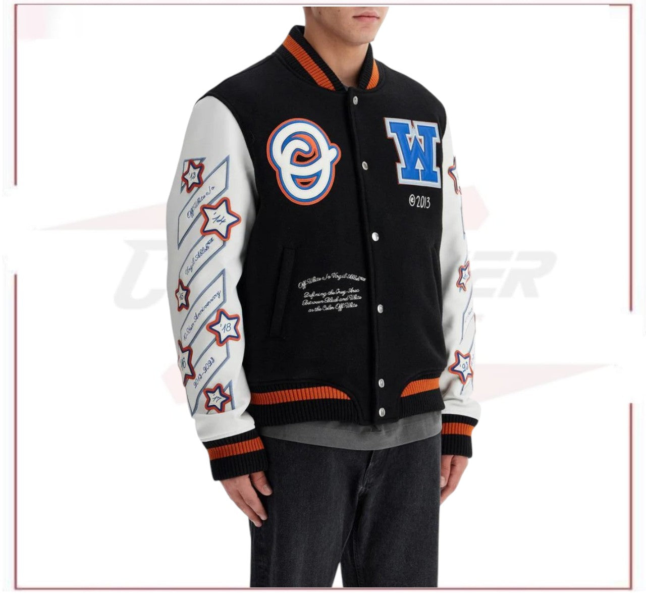 Off-White bomber varsity wizard