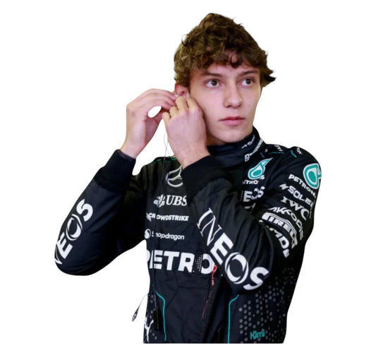 New 2025 Andrea Kimi Antonelli Mercedes Race Suit
