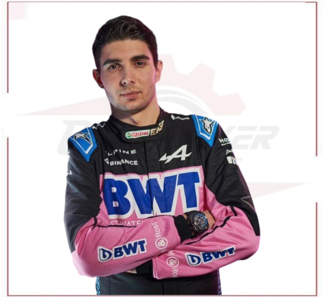 2024 BWT Esteban Ocon Alpine F1 Team Race Suit CROSSOVER RACEWEARS
