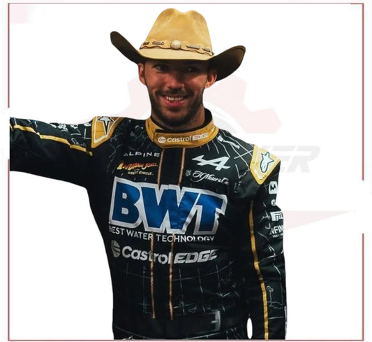2024 New Pierre Gasly alpine Austin Grand Prix Race Suit