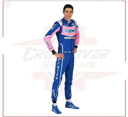 2022 Esteban Ocon New Race Suit Australian GP F1 CROSSOVER RACEWEARS