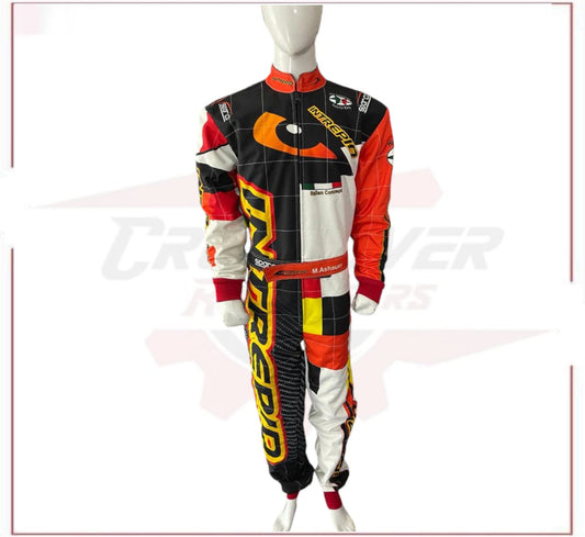 INTREPID Overall Driver Go Kart Racing Suit CROSSOVER RACEWEARS