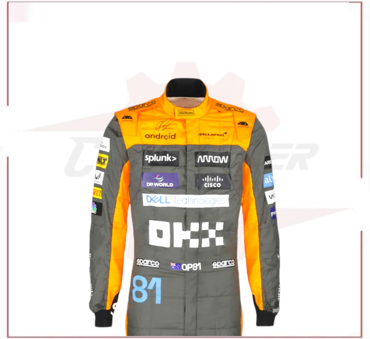 2023 Oscar Piastri McLaren Formula 1 Race Suit CROSSOVER RACEWEARS