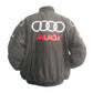 Audi Sport Racing Vintage Jacket Black and Light Gray