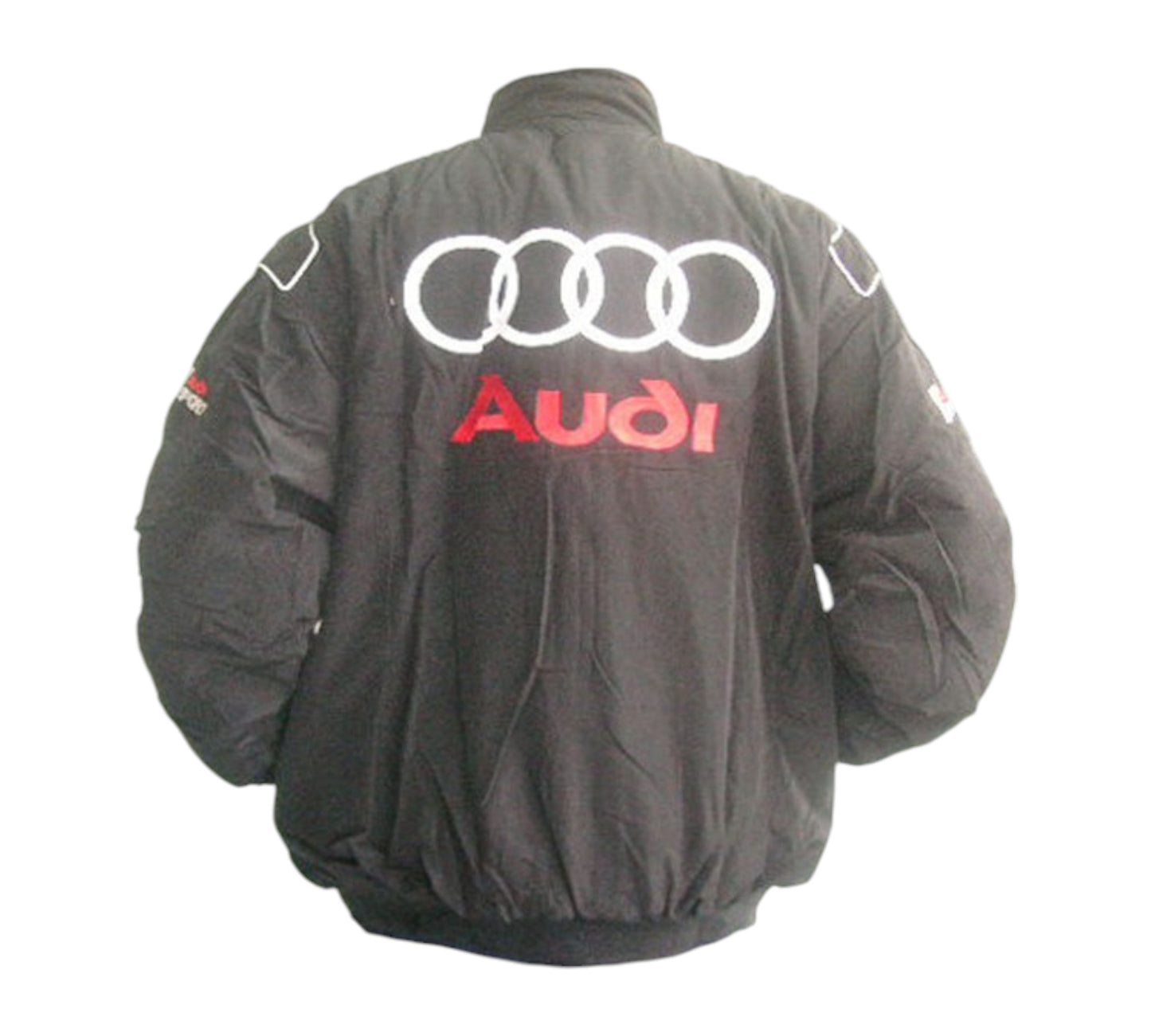 Audi Sport Racing Vintage Jacket Black and Light Gray
