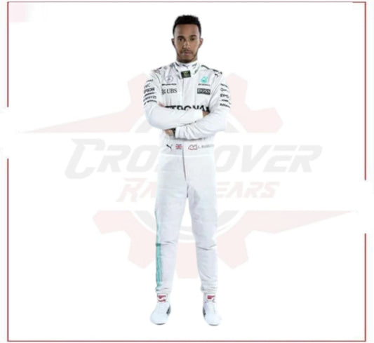 2017 Lewis Hamilton Mercedes-Benz F1 Racing Suit CROSSOVER RACEWEARS