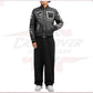 Off-White Leather Varsity Jacket