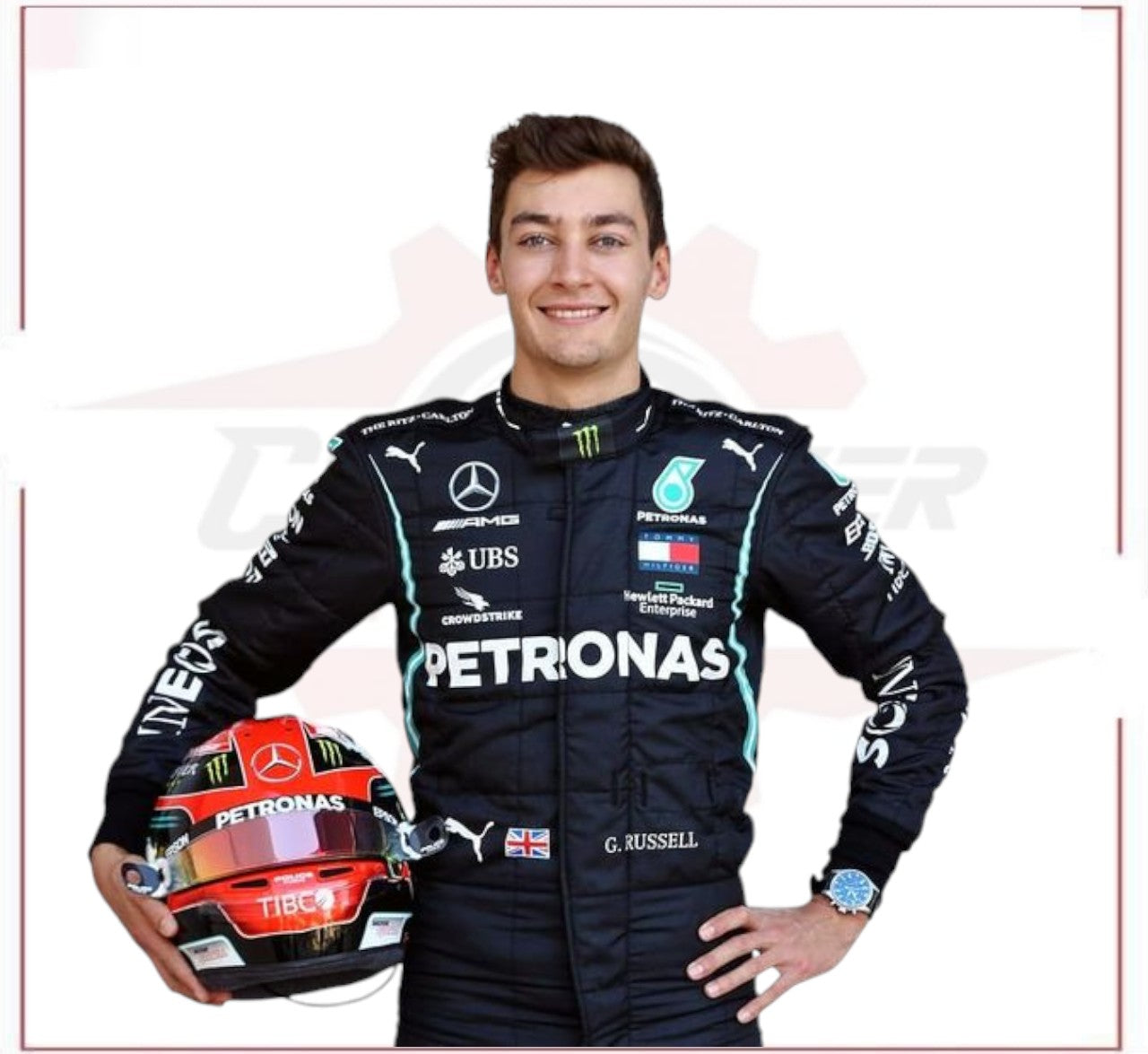 2021 George Russell PETRONAS F1 Race Suit CROSSOVER RACEWEARS