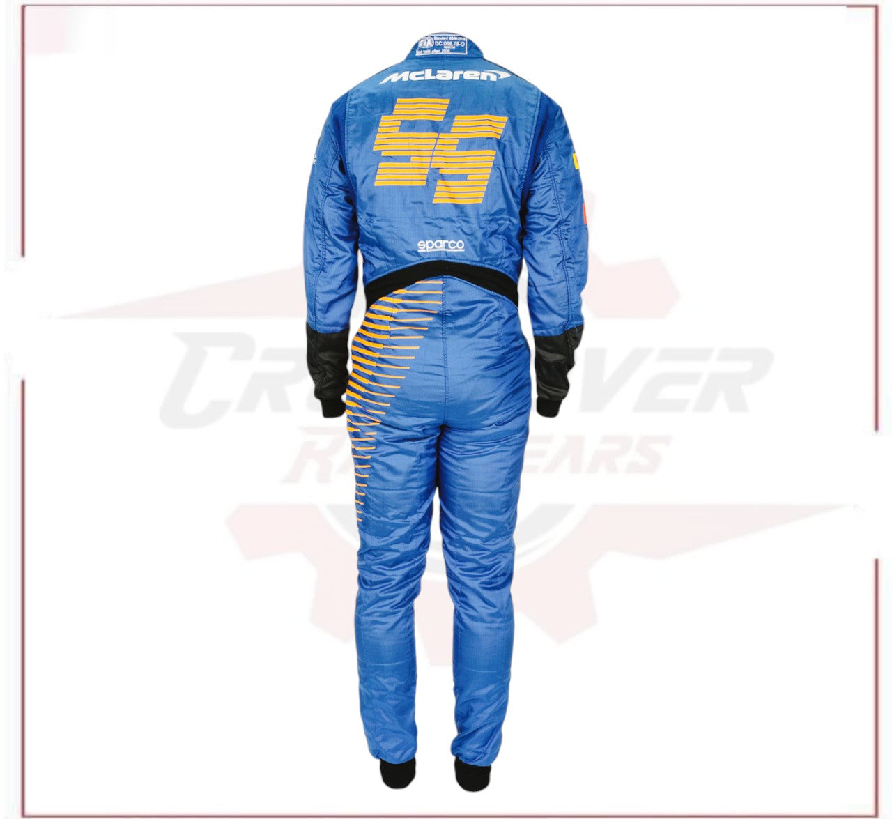 Carlos Sainz 2020 McLaren F1 Team Race Suit - CROSSOVER RACEWEARS 