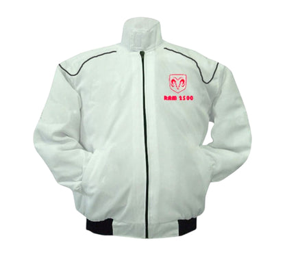 Dodge Ram 2500 Racing Jacket White