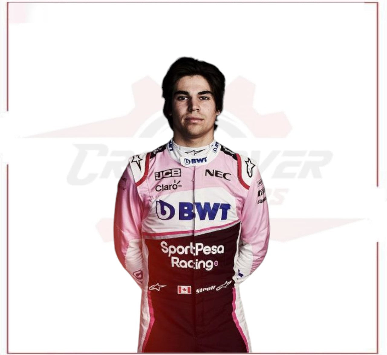Lance Stroll Racing Point, 2019 Race Suit BWT CROSSOVER RACEWEARS