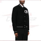 New Season  Off-White logo-appliqué varsity bomber jacket