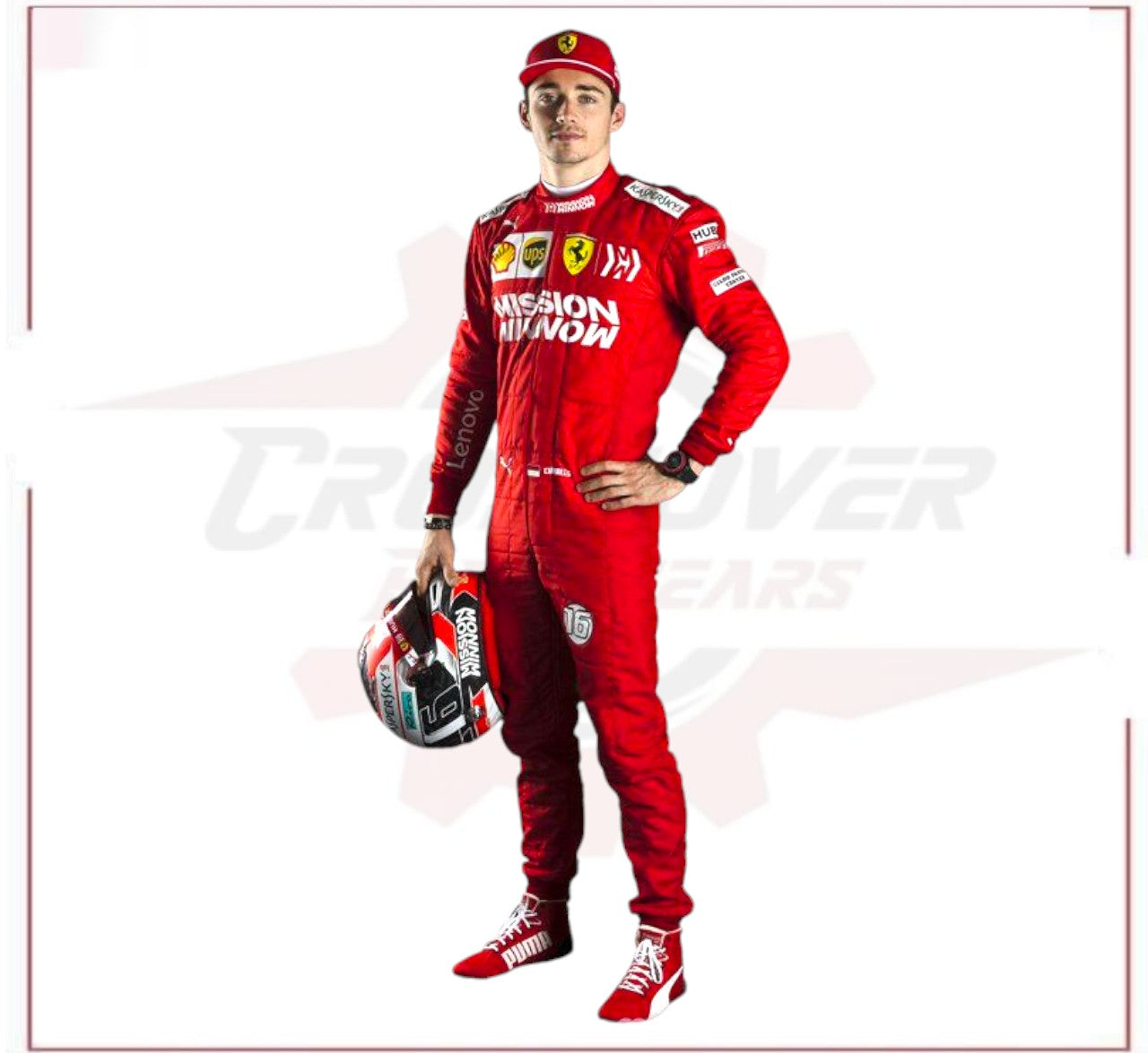 Charles Leclerc 2019 Ferrari F1 Replica Race Suit CROSSOVER RACEWEARS