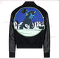 Off-White Zip-Up Long-Sleeved Varsity Jacket