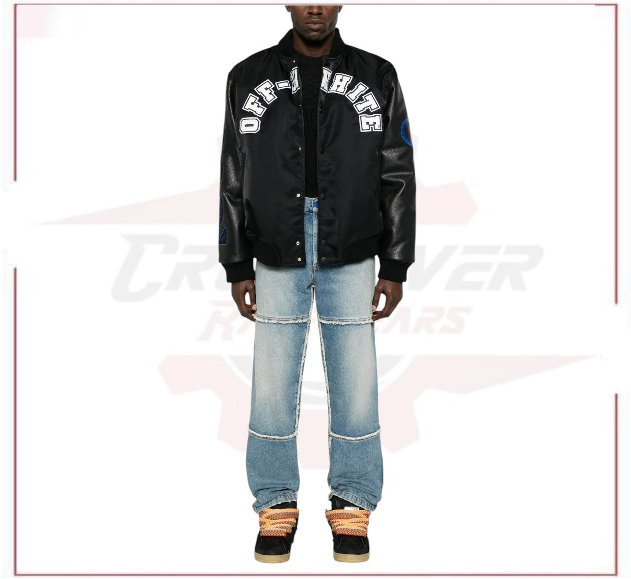 Off-White Baseball Over varsity jacket