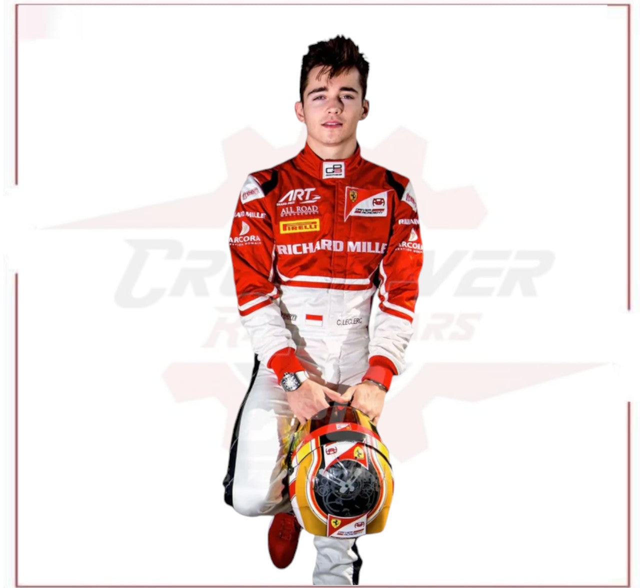 2016 Charles Leclerc Ferrari F1 Racing Suit CROSSOVER RACEWEARS