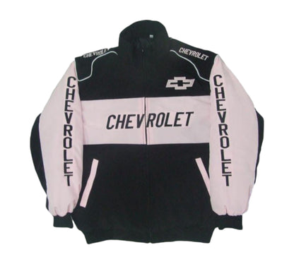 Chevrolet Vintage Racing Jacket Black & Pink
