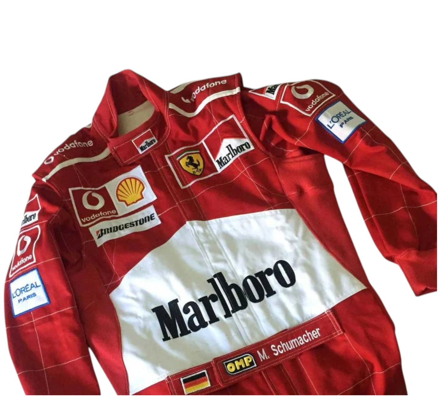Michael Schumacher Scuderia Ferrari Used Race Suit – 2004 Formula One Season
