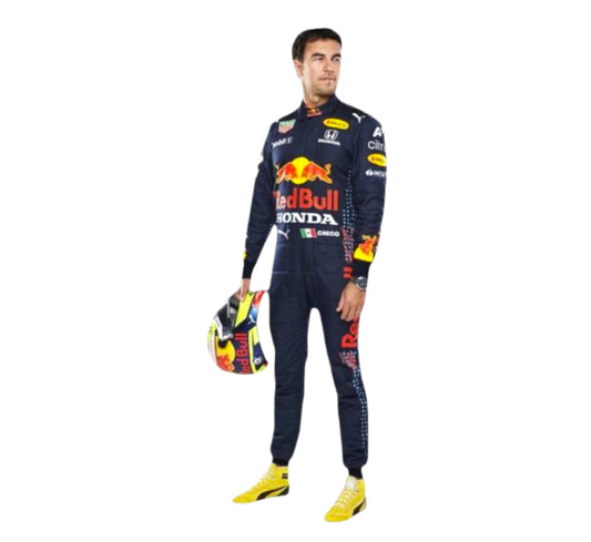 F1 Sergio perez Red bull Honda 2021 race suit 