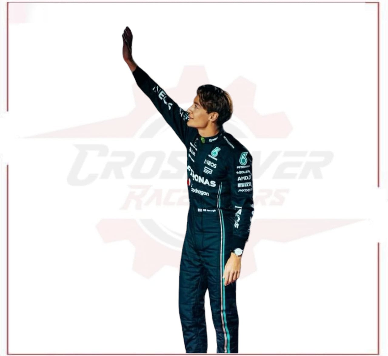 2022 George Russell PETRONAS Snapdragon F1 Race Suit CROSSOVER RACEWEARS