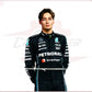2022 George Russell PETRONAS Snapdragon F1 Race Suit CROSSOVER RACEWEARS