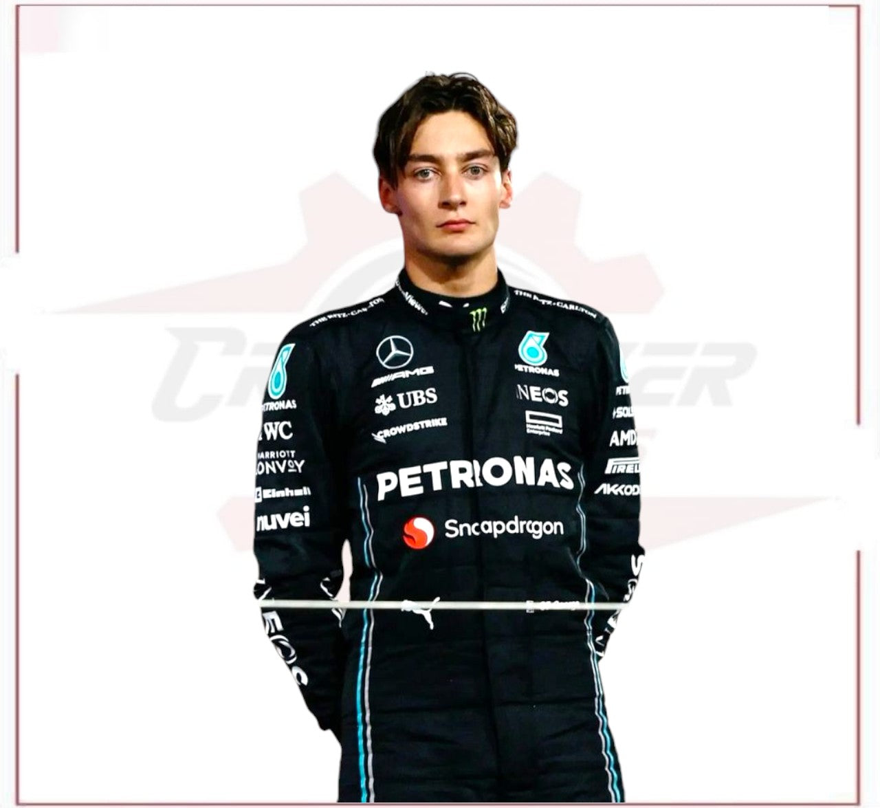 2022 George Russell PETRONAS Snapdragon F1 Race Suit CROSSOVER RACEWEARS