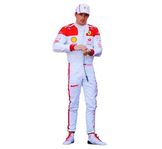  Charles Leclerc 2023 Monaco Grand Prix Race Suit ferrari